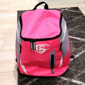 LOUISVILLE SOFTBALL BAG Pink/Grey/Black
